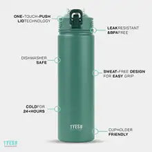 Termo Deportivo de Acero Inoxidable 750ml - foto de proveedor 2