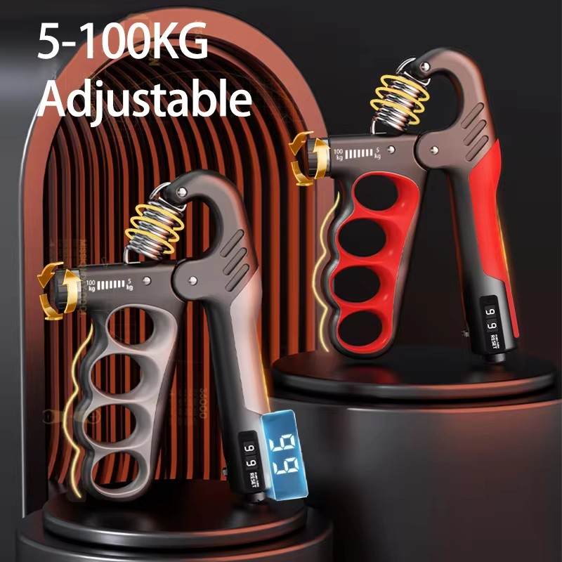 Pinza de Agarre Ajustable con Contador Digital 5-100kg